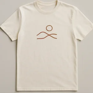 Rust Line Tee